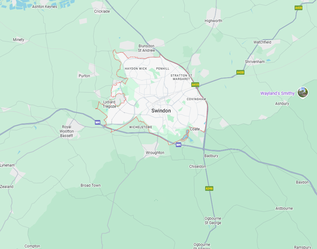 Map of Devizes